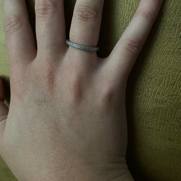 Pandora | Jewelry | Sparkle Hearts Ring 